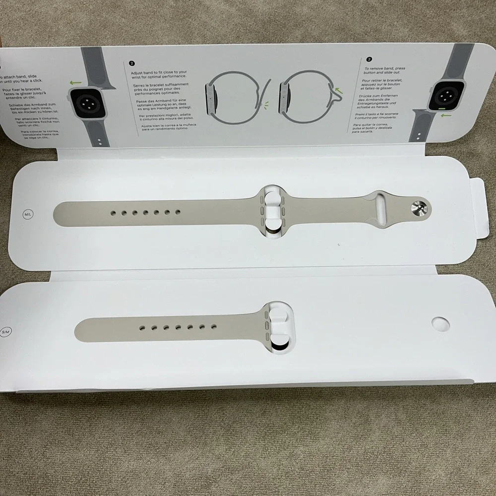 Apple Watch Series 7 Sport Band 41mm Starlight S/M M/L Genuine
